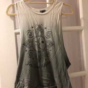 Zeta Tau Alpha Ombré Muscle Tee